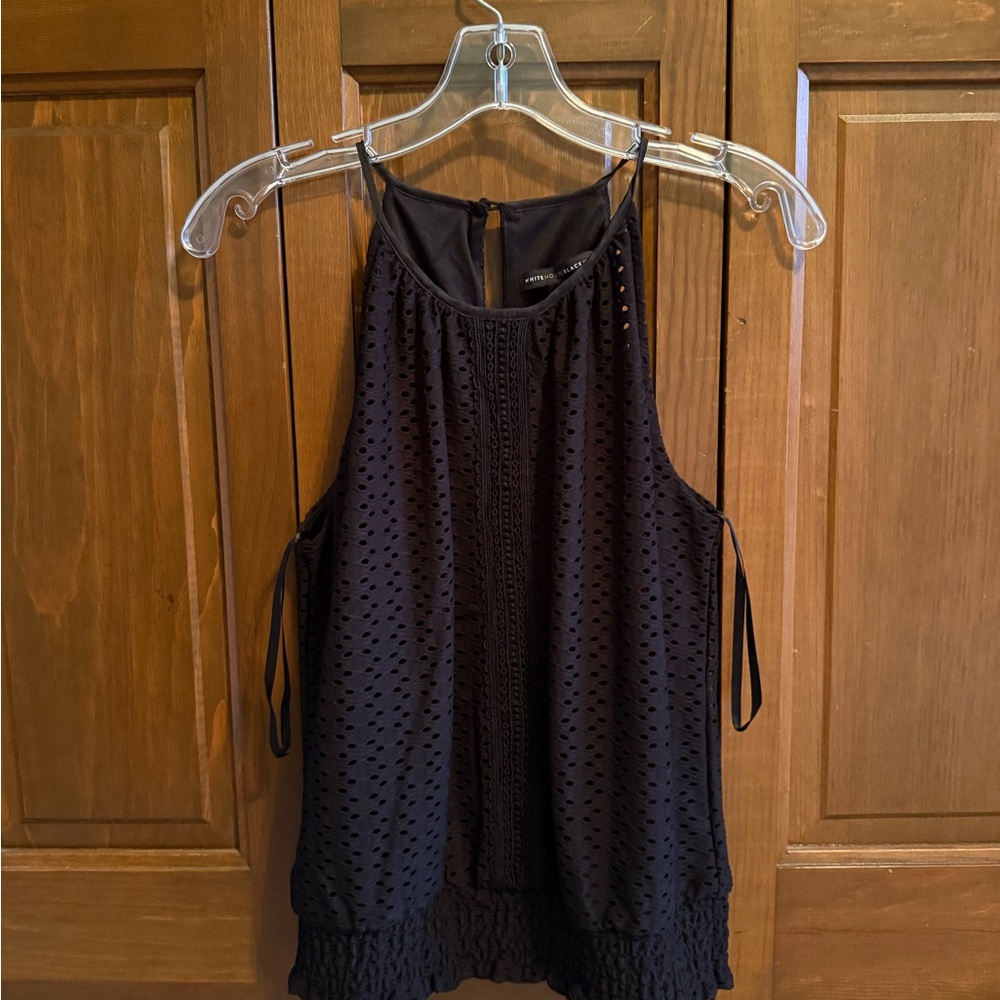 White House Black Market Black Tank Top